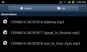Emusic Android Album Download Results